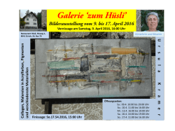 Galerie `zum Hüsli`