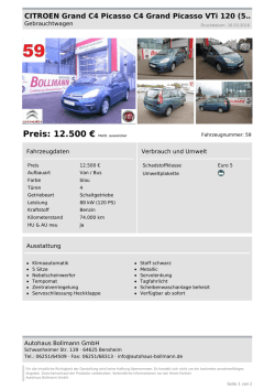 Inserat drucken - Autohaus Bollmann GmbH