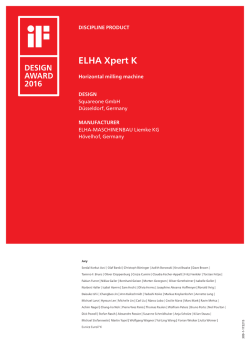 iF Design Zertifikat - ELHA