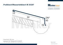 Prallblech/Wasserleitblech M 35/207