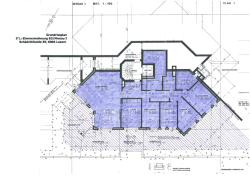 Grundrissplan 51/2-Zimmerwohnung EG/Niveau I