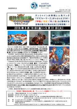 2016 年 3 月 18 日（金）～5 月 31 日（火）