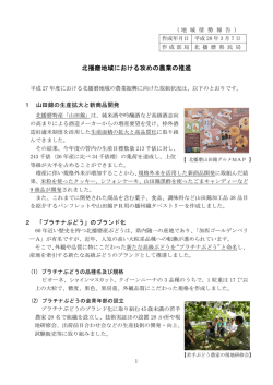 北播磨地域における攻めの農業の推進（PDF：187KB）