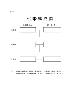 世帯構成図