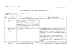 （案）に対する意見及び検討結果について（PDF：137KB）