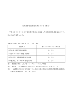 （市役所敷地内の放射性物質がたまりやすい所） （PDF