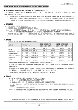おうち割 光セット 増額キャンペーン(SoftBank 光 ファミリー・ライト)