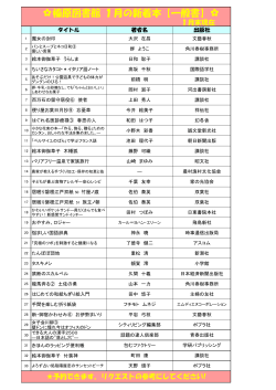 榛原図書館 1月の新着本【一般書】