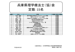 兵庫 - 日本理学療法士協会