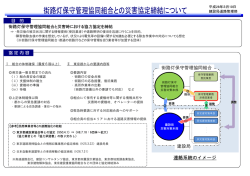 街路灯保守管理協同組合との災害協定締結について