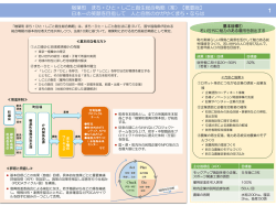 楢葉町まち・ひと・しごと創生総合戦略（案）概要版
