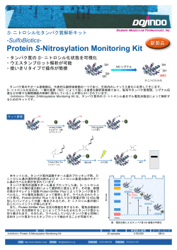 SulfoBiotics- Protein S-Nitrosylation Monitoring Kit