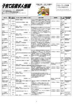 子育て応援求人2月18日発行[PDF：365KB]