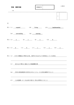 模範解答例