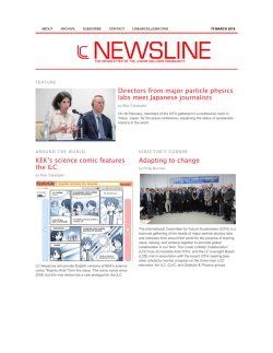 Directors from major particle physics labs meet Japanese journalists