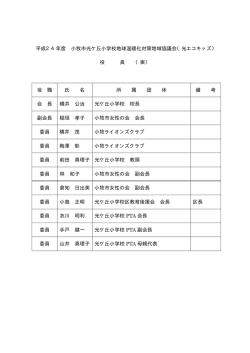 別紙のとおり [PDF 13KB]