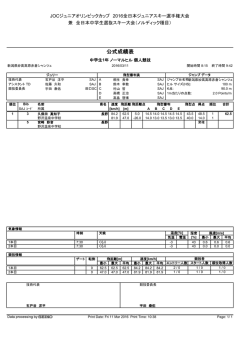 公式成績表