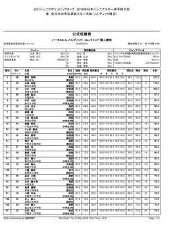 公式成績表