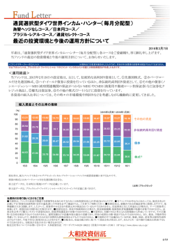 通貨選択型ダイワ世界インカム・ハンター（毎月分配型