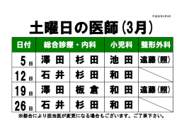 澤 田 杉 田 池 田 石 井 杉 田 和 田 澤 田 板 倉 和 田 石 井 杉 田 和 田