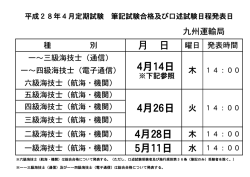 4月28日 5月11日 4月14日 4月26日