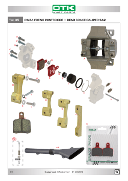 35 SA2 Rear brake caliper