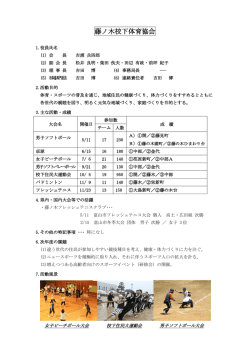 藤ノ木校下体育協会