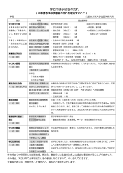 学位申請手続きの流れ（博士） - 久留米大学 大学院医学研究科