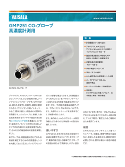 GMP251 CO2プローブ 高濃度計測用