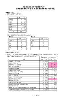 地域包括併設居宅管理者 - 神戸市シルバーサービス事業者連絡会