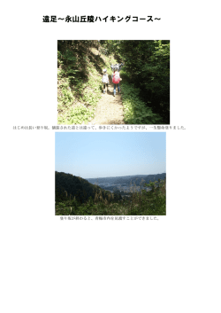 遠足～永山丘陵ハイキングコース～