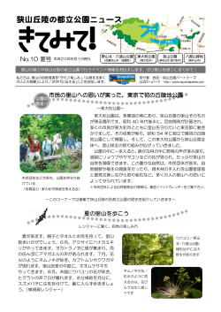 夏の里山を歩こう 市民の里山への思いが実った、東京で初の丘陵地公園