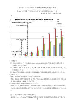 （改訂版） これが「福島小児甲状腺ガン多発」の実態