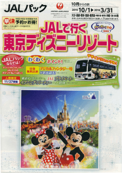 JALで行く東京ディズニーリゾート