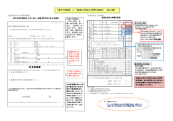 校長推薦書 「貸付申請書」と「家族の状況と所得の証明」（記入例）