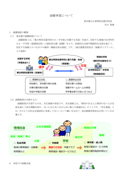 副籍事業について 通学 交流 地域社会 学校