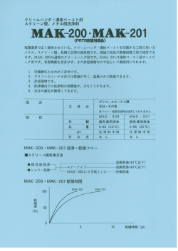 クリームハンダー導体ペースト用 スクリーン版、 メタル版洗浄剤