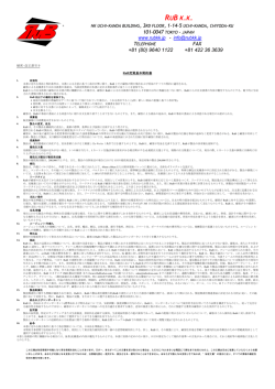 SALES CONDITIONS