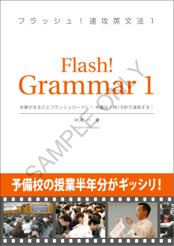 Flash Grammar Sample - O