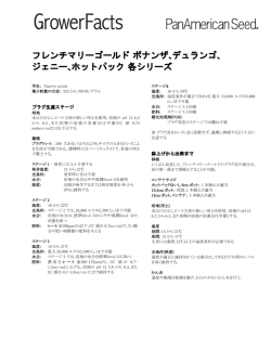 フレンチマリーゴールド ボナンザ､デュランゴ､ ジェニー､ホットパック 各