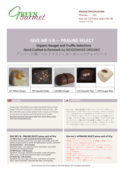 GIVE ME 5 B &ndash; PRALINE SELECT
