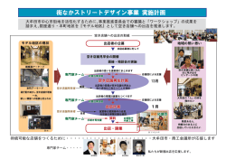 街なかストリートデザイン事業 実施計画