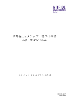 仕様書 (PDF/158KB) - ナイトライド・セミコンダクター