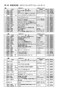 出演者名簿をダウンロード