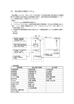 (5) 岡山県防災情報システム