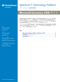 Microsoft Dynamics CRM ガイド