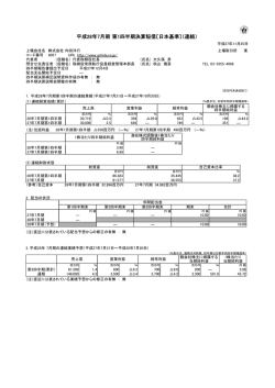 平成28年7月期 第1四半期決算短信〔日本基準〕（連結）