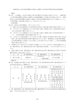 一般財団法人広島市都市整備公社建設工事競争入札参加者等選定