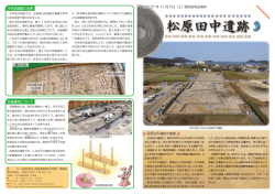 松原田中遺跡現地説明会（11月7日）資料