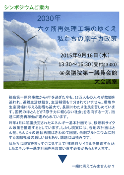 阻止ネット院内集会チラシ